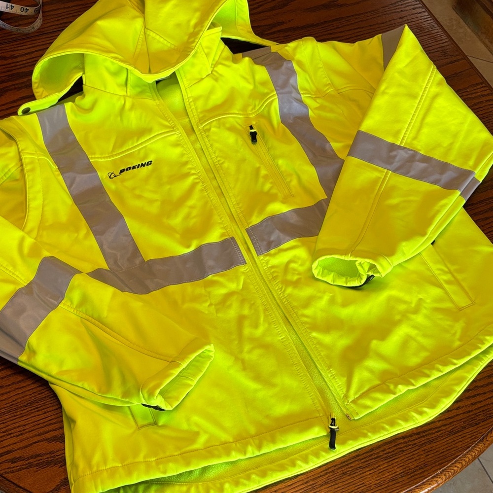 Boeing High-Visibility Yellow Performance Safety Jacket - Men's